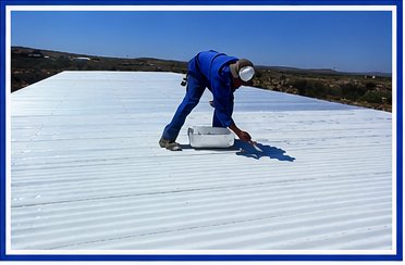 Metal Roof Coating Application